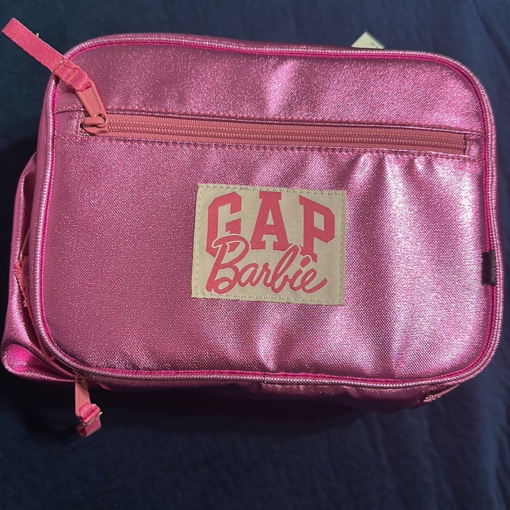 Gap Barbie Collab metallic pink lunchbox